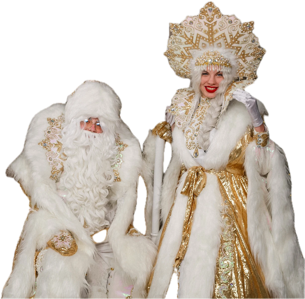 Moș Crăciun și Crăciunița de la Mikelino Club